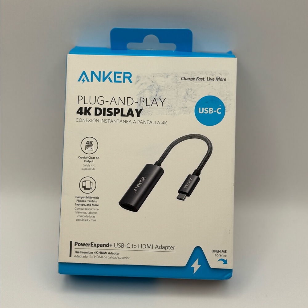 Anker PowerExpand USB-C to HDMI Adapter - Blue and White